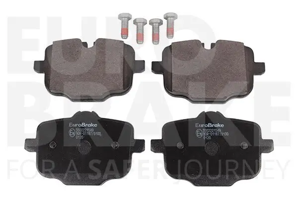 Bremsbelagsatz, Scheibenbremse Hinterachse EUROBRAKE 5502221549