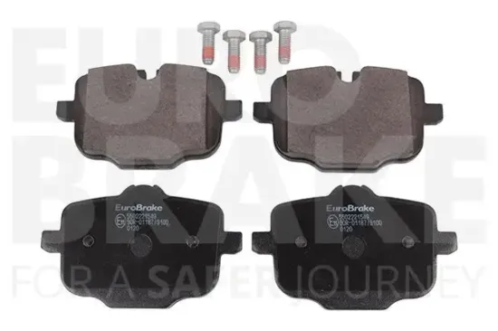 Bremsbelagsatz, Scheibenbremse Hinterachse EUROBRAKE 5502221549 Bild Bremsbelagsatz, Scheibenbremse Hinterachse EUROBRAKE 5502221549