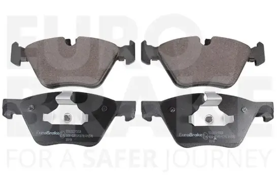 Bremsbelagsatz, Scheibenbremse Vorderachse EUROBRAKE 5502221553 Bild Bremsbelagsatz, Scheibenbremse Vorderachse EUROBRAKE 5502221553