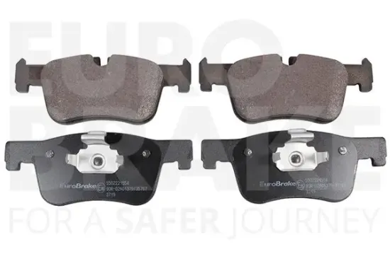 Bremsbelagsatz, Scheibenbremse Vorderachse EUROBRAKE 5502221554 Bild Bremsbelagsatz, Scheibenbremse Vorderachse EUROBRAKE 5502221554