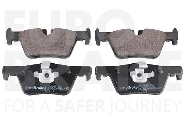 Bremsbelagsatz, Scheibenbremse Hinterachse EUROBRAKE 5502221555