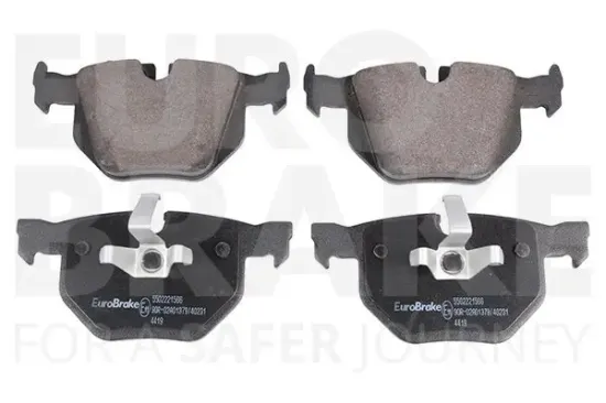 Bremsbelagsatz, Scheibenbremse Hinterachse EUROBRAKE 5502221566 Bild Bremsbelagsatz, Scheibenbremse Hinterachse EUROBRAKE 5502221566