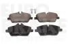 Bremsbelagsatz, Scheibenbremse Vorderachse EUROBRAKE 5502221571