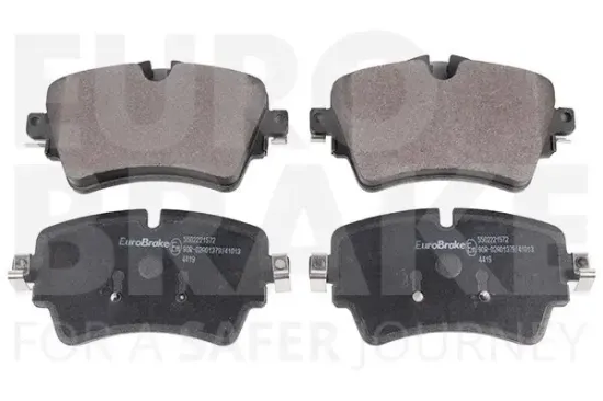 Bremsbelagsatz, Scheibenbremse Vorderachse EUROBRAKE 5502221572 Bild Bremsbelagsatz, Scheibenbremse Vorderachse EUROBRAKE 5502221572