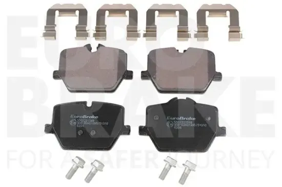Bremsbelagsatz, Scheibenbremse Hinterachse EUROBRAKE 5502221588 Bild Bremsbelagsatz, Scheibenbremse Hinterachse EUROBRAKE 5502221588