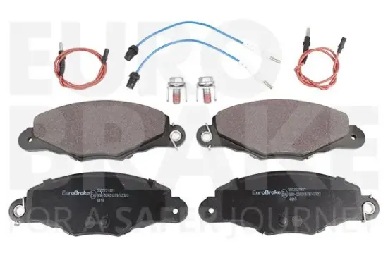 Bremsbelagsatz, Scheibenbremse Vorderachse EUROBRAKE 5502221921 Bild Bremsbelagsatz, Scheibenbremse Vorderachse EUROBRAKE 5502221921