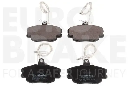 Bremsbelagsatz, Scheibenbremse Vorderachse EUROBRAKE 5502221926 Bild Bremsbelagsatz, Scheibenbremse Vorderachse EUROBRAKE 5502221926
