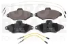 Bremsbelagsatz, Scheibenbremse Vorderachse EUROBRAKE 5502221930