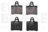 Bremsbelagsatz, Scheibenbremse Hinterachse EUROBRAKE 5502221932