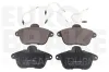 Bremsbelagsatz, Scheibenbremse Vorderachse EUROBRAKE 5502221933
