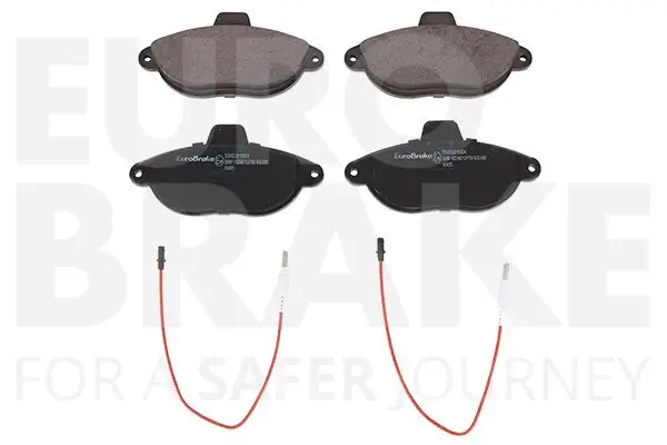 Bremsbelagsatz, Scheibenbremse Vorderachse EUROBRAKE 5502222589