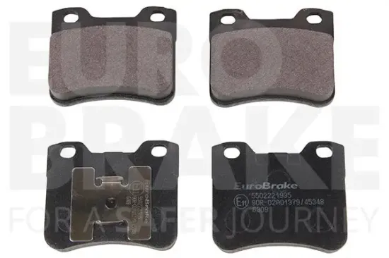 Bremsbelagsatz, Scheibenbremse Vorderachse EUROBRAKE 5502221935 Bild Bremsbelagsatz, Scheibenbremse Vorderachse EUROBRAKE 5502221935