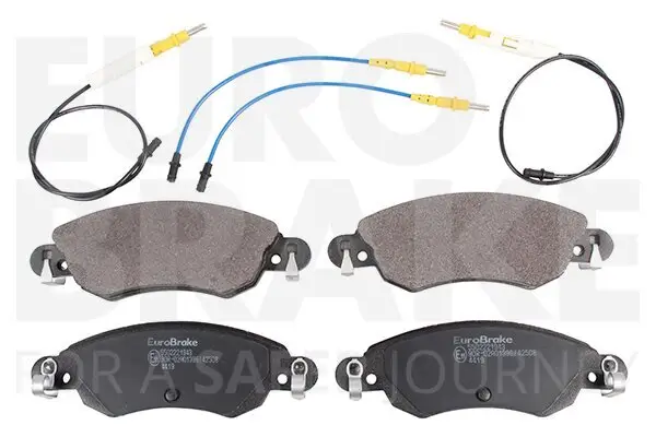 Bremsbelagsatz, Scheibenbremse Vorderachse EUROBRAKE 5502221943