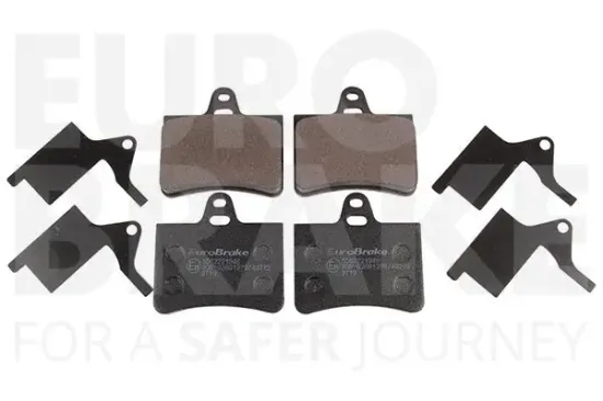 Bremsbelagsatz, Scheibenbremse Hinterachse EUROBRAKE 5502221946 Bild Bremsbelagsatz, Scheibenbremse Hinterachse EUROBRAKE 5502221946