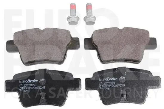 Bremsbelagsatz, Scheibenbremse Hinterachse EUROBRAKE 5502221954 Bild Bremsbelagsatz, Scheibenbremse Hinterachse EUROBRAKE 5502221954