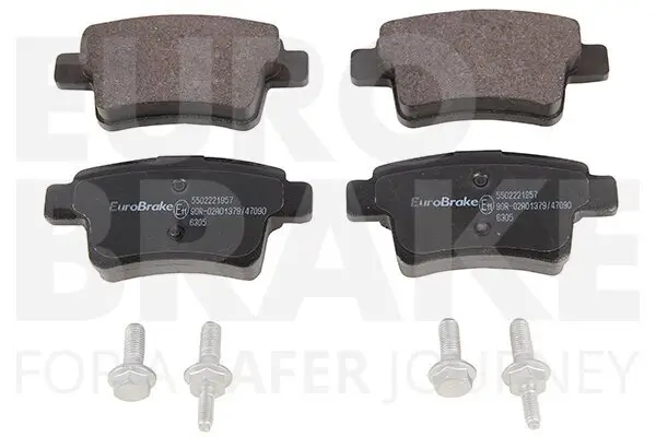 Bremsbelagsatz, Scheibenbremse Hinterachse EUROBRAKE 5502221957