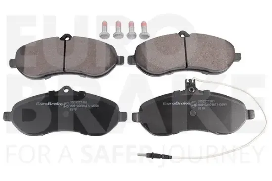 Bremsbelagsatz, Scheibenbremse EUROBRAKE 5502221961 Bild Bremsbelagsatz, Scheibenbremse EUROBRAKE 5502221961