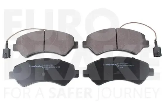 Bremsbelagsatz, Scheibenbremse EUROBRAKE 5502221962 Bild Bremsbelagsatz, Scheibenbremse EUROBRAKE 5502221962