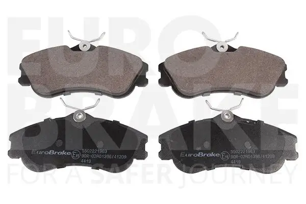 Bremsbelagsatz, Scheibenbremse Vorderachse EUROBRAKE 5502221963