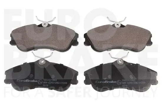 Bremsbelagsatz, Scheibenbremse Vorderachse EUROBRAKE 5502221963 Bild Bremsbelagsatz, Scheibenbremse Vorderachse EUROBRAKE 5502221963
