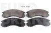 Bremsbelagsatz, Scheibenbremse Vorderachse EUROBRAKE 5502221965