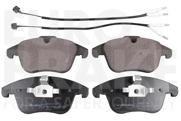 Bremsbelagsatz, Scheibenbremse Vorderachse EUROBRAKE 5502221968