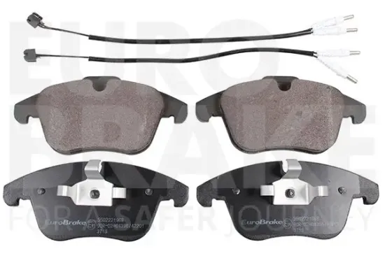 Bremsbelagsatz, Scheibenbremse Vorderachse EUROBRAKE 5502221968 Bild Bremsbelagsatz, Scheibenbremse Vorderachse EUROBRAKE 5502221968
