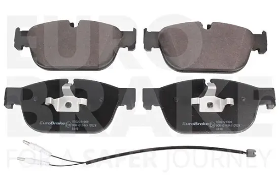 Bremsbelagsatz, Scheibenbremse Vorderachse EUROBRAKE 5502221969 Bild Bremsbelagsatz, Scheibenbremse Vorderachse EUROBRAKE 5502221969