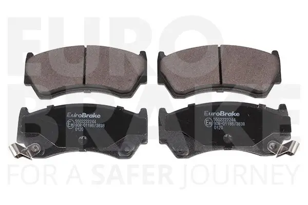 Bremsbelagsatz, Scheibenbremse Vorderachse EUROBRAKE 5502222244