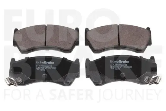 Bremsbelagsatz, Scheibenbremse Vorderachse EUROBRAKE 5502222244 Bild Bremsbelagsatz, Scheibenbremse Vorderachse EUROBRAKE 5502222244
