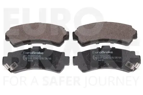 Bremsbelagsatz, Scheibenbremse Hinterachse EUROBRAKE 5502222245 Bild Bremsbelagsatz, Scheibenbremse Hinterachse EUROBRAKE 5502222245
