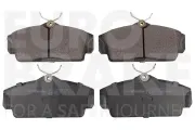 Bremsbelagsatz, Scheibenbremse Vorderachse EUROBRAKE 5502222254
