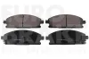 Bremsbelagsatz, Scheibenbremse Vorderachse EUROBRAKE 5502222256