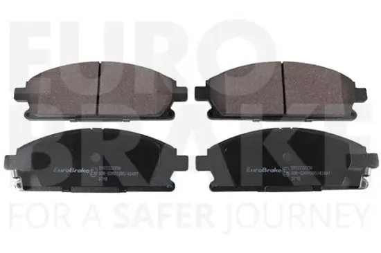 Bremsbelagsatz, Scheibenbremse Vorderachse EUROBRAKE 5502222256 Bild Bremsbelagsatz, Scheibenbremse Vorderachse EUROBRAKE 5502222256