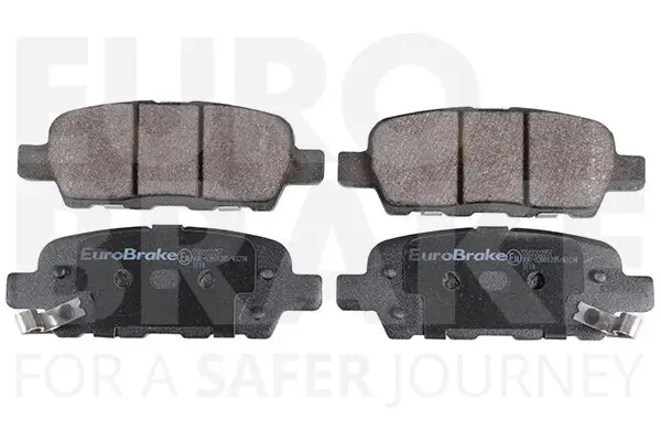 Bremsbelagsatz, Scheibenbremse Hinterachse EUROBRAKE 5502222257