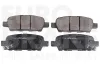 Bremsbelagsatz, Scheibenbremse Hinterachse EUROBRAKE 5502222257