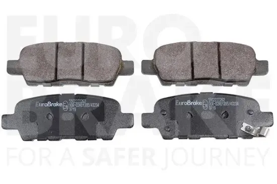 Bremsbelagsatz, Scheibenbremse EUROBRAKE 5502222262 Bild Bremsbelagsatz, Scheibenbremse EUROBRAKE 5502222262