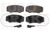 Bremsbelagsatz, Scheibenbremse Hinterachse EUROBRAKE 5502222267