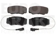 Bremsbelagsatz, Scheibenbremse Hinterachse EUROBRAKE 5502222267