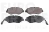 Bremsbelagsatz, Scheibenbremse Vorderachse EUROBRAKE 5502222268