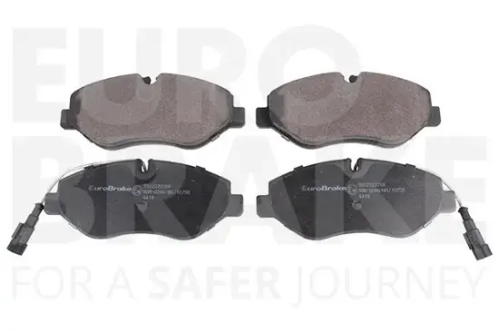 Bremsbelagsatz, Scheibenbremse Vorderachse EUROBRAKE 5502222268 Bild Bremsbelagsatz, Scheibenbremse Vorderachse EUROBRAKE 5502222268