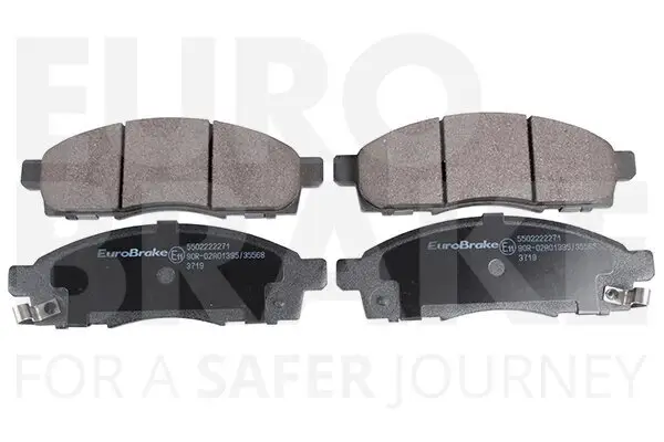 Bremsbelagsatz, Scheibenbremse Vorderachse EUROBRAKE 5502222271