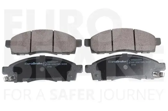 Bremsbelagsatz, Scheibenbremse Vorderachse EUROBRAKE 5502222271 Bild Bremsbelagsatz, Scheibenbremse Vorderachse EUROBRAKE 5502222271