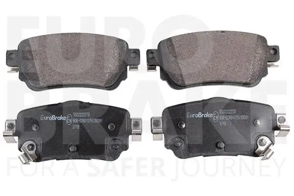 Bremsbelagsatz, Scheibenbremse Hinterachse EUROBRAKE 5502222273