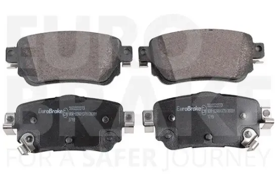 Bremsbelagsatz, Scheibenbremse Hinterachse EUROBRAKE 5502222273 Bild Bremsbelagsatz, Scheibenbremse Hinterachse EUROBRAKE 5502222273
