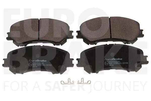 Bremsbelagsatz, Scheibenbremse Vorderachse EUROBRAKE 5502222285