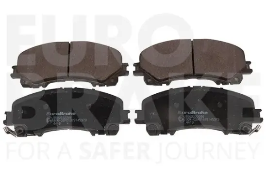 Bremsbelagsatz, Scheibenbremse Vorderachse EUROBRAKE 5502222286 Bild Bremsbelagsatz, Scheibenbremse Vorderachse EUROBRAKE 5502222286