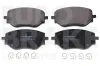 Bremsbelagsatz, Scheibenbremse Vorderachse EUROBRAKE 5502222299