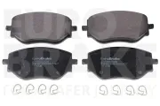 Bremsbelagsatz, Scheibenbremse Vorderachse EUROBRAKE 5502222299