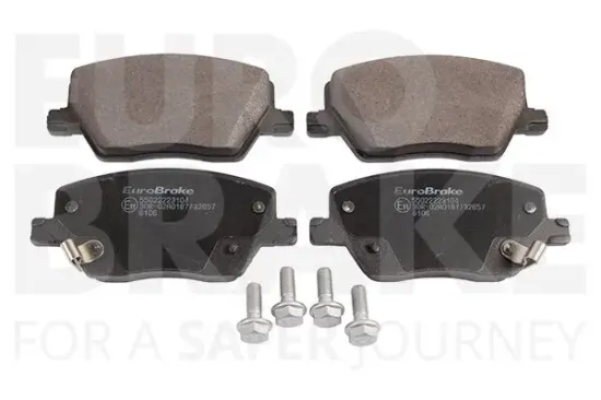 Bremsbelagsatz, Scheibenbremse Vorderachse EUROBRAKE 55022223104 Bild Bremsbelagsatz, Scheibenbremse Vorderachse EUROBRAKE 55022223104